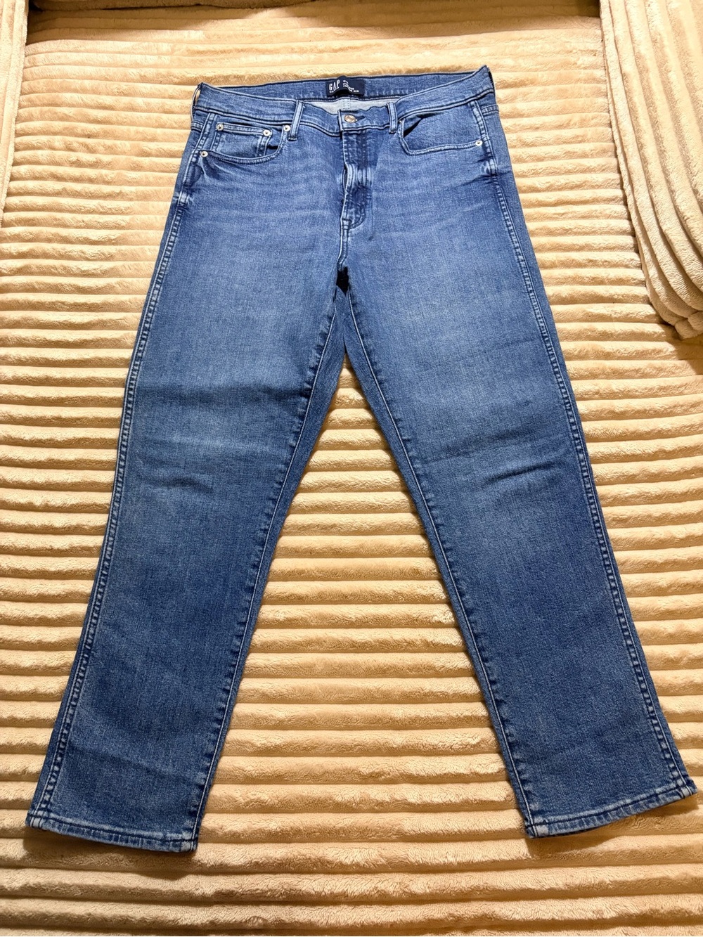 GAP Women's Medium Blue Straight-Leg Jeans